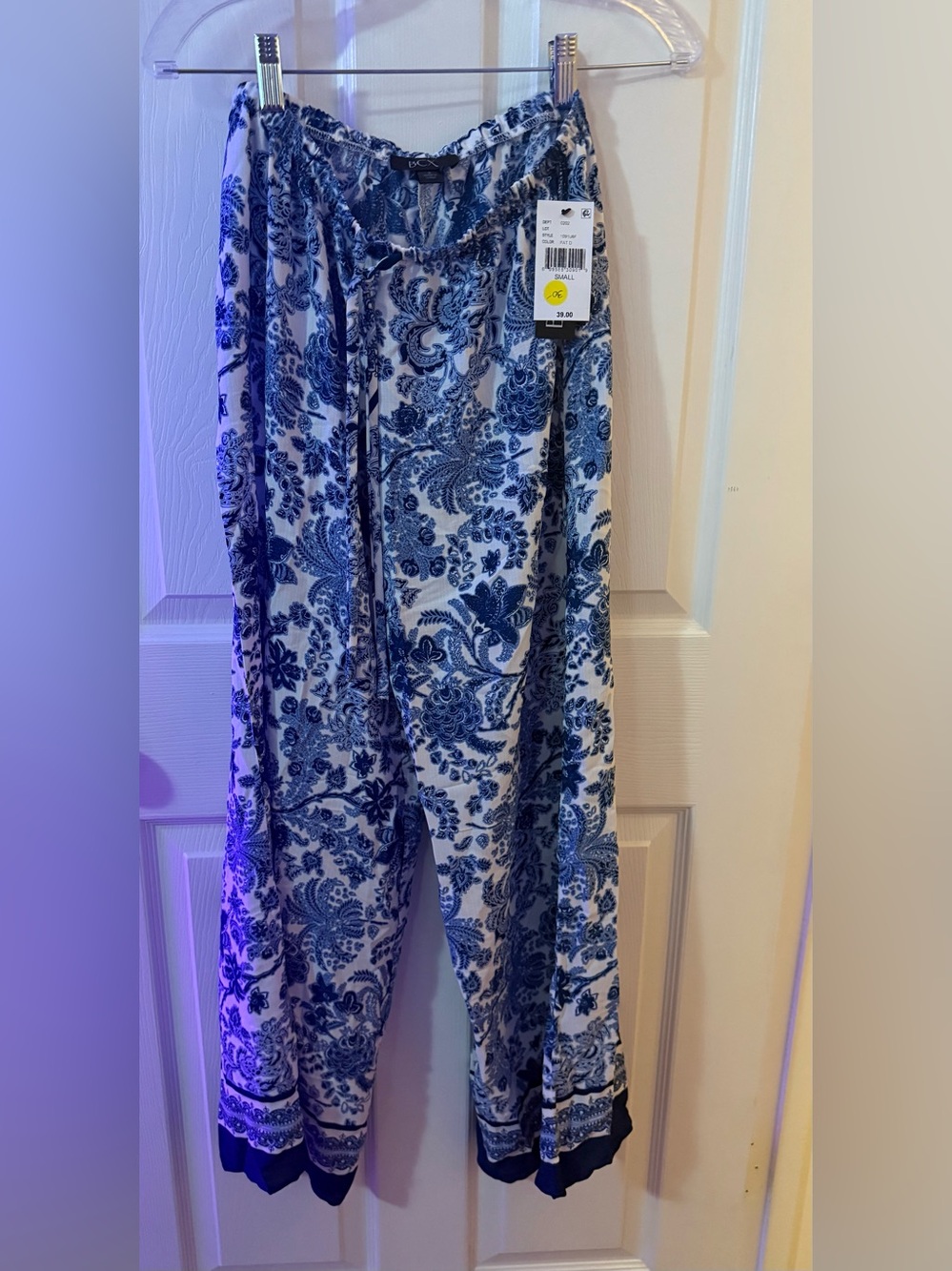Blue Floral Maxi Skirt - Women